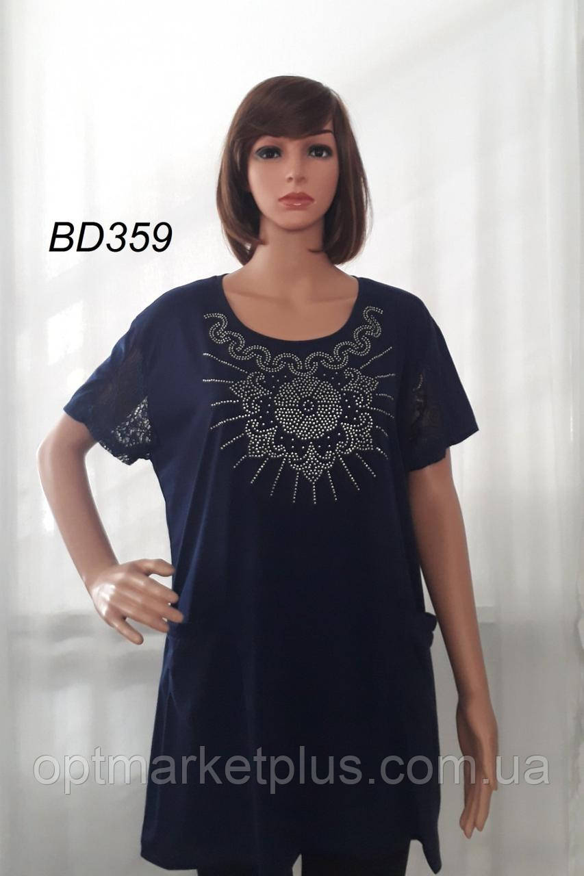 Футболки-туніки жіночі БАТАЛ (5XL-8XL) гуртом купити від складу 7 км Одеса