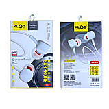 Навушники вакуумні провідні гарнітура з мікрофоном для телефону KLGO KS-62, фото 9