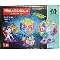 Конструктор магнитный Magic Magnetic Carnival Set 80 деталей
