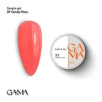 Gama Simple gel 037 Candy Floss, 15мл