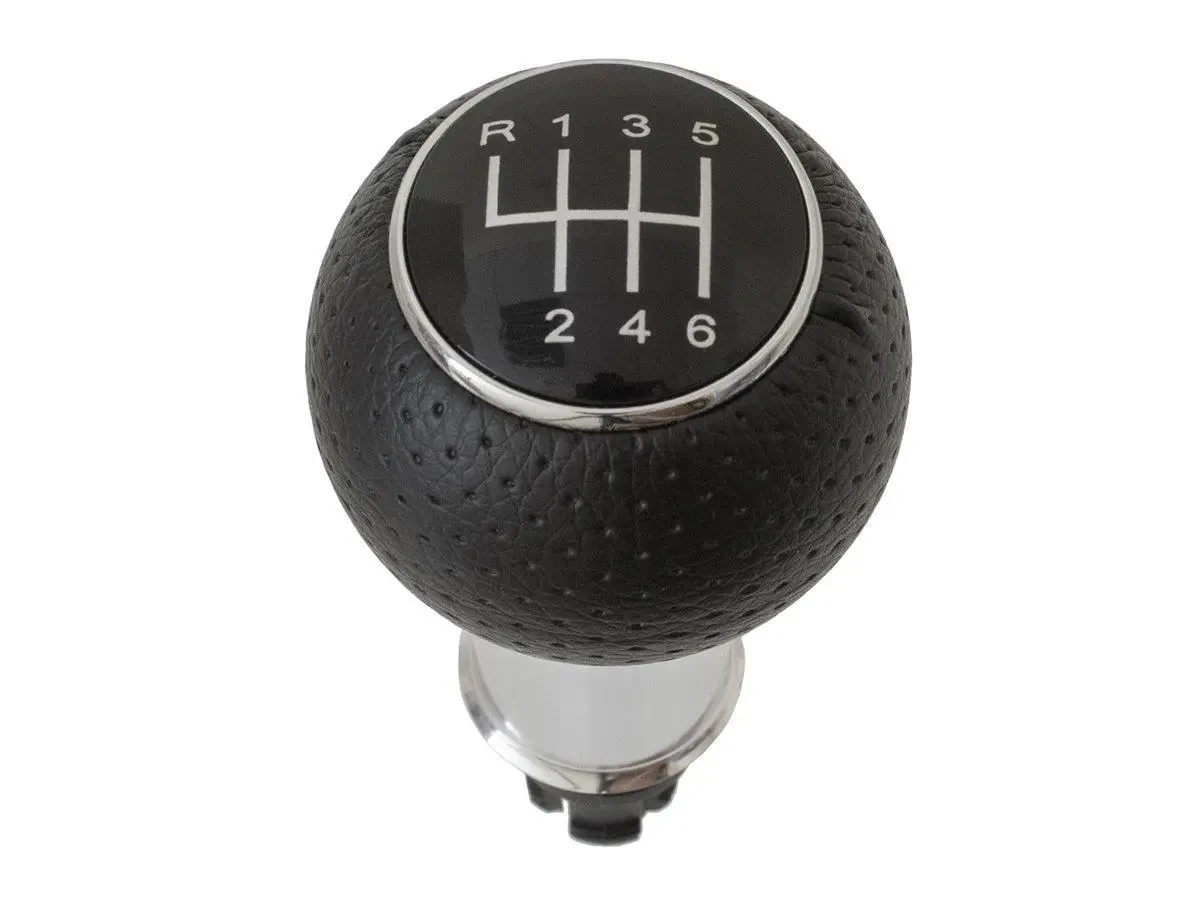 Audi A6 C6 (04-08) ручка КПП перемикання передач чорна + хром 6 ступка, Ауді А6 С6, фото 1