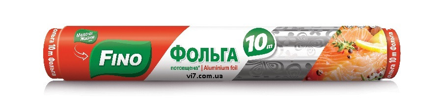 Фольга алюминиевая Fino 10 м