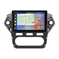 Штатная магнитола Lesko для Ford Mondeo IV Рестайлинг 2010-2014 экран 10 2/32Gb CarPlay 4G Wi-Fi GPS Prime