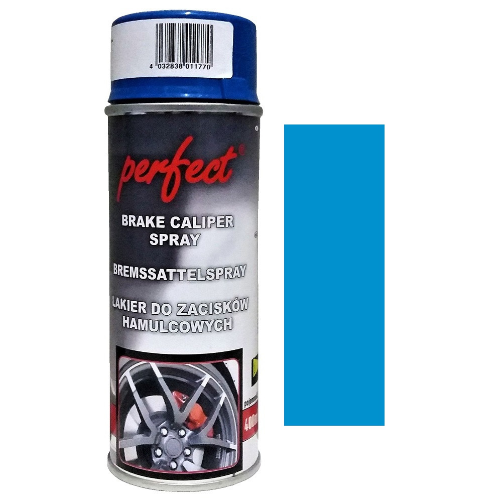 Алкідна автоемаль спрей для супортів синя Perfect Blue Brake Caliper Spray 400мл