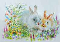 Набор алмазной вышивки мозаики Go To Art Два кролика 189761