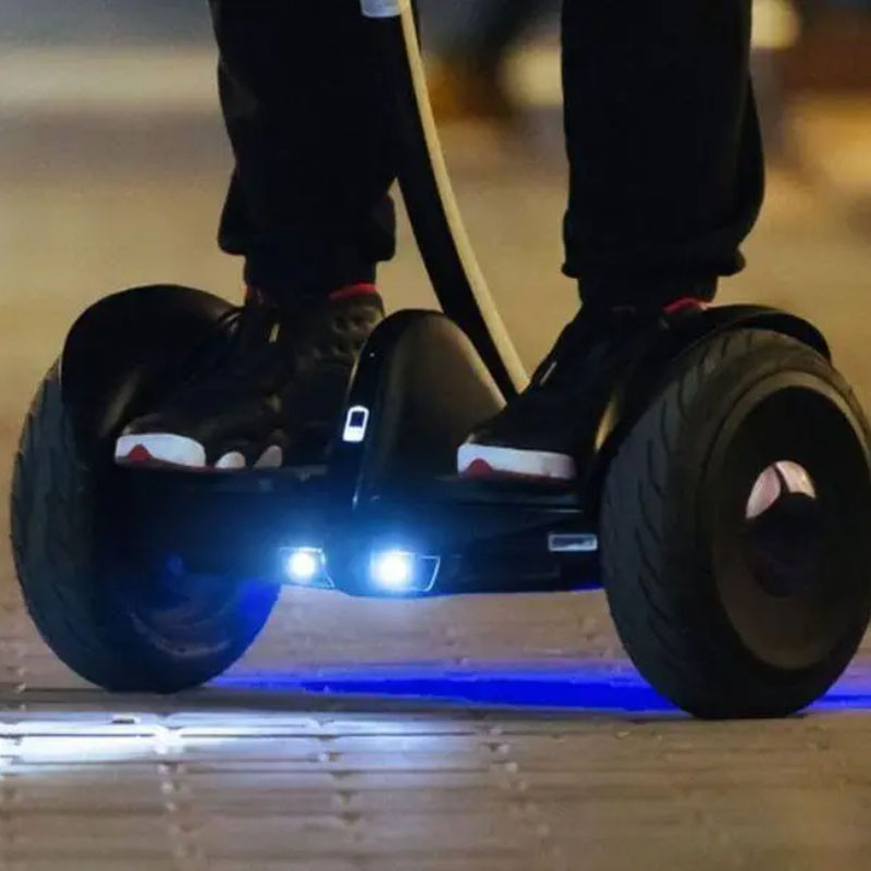 Гироборд Xiaomi с ручкой mini segway 54JYF с подсветкой Ninebot 4400JYF 700W 10.5 дюймов черный сигвей - фото 9 - id-p2198623497