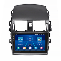Штатная магнитола Lesko для Toyota Corolla X E140, E150 Рестайлинг 2010-2013 экран 9 2/32Gb 4G Wi-Fi GPS