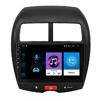 Штатная магнитола Lesko для Mitsubishi Outlander Sport I Рестайлинг 2012-2016 экран 10 1/16Gb Wi-Fi GPS Base
