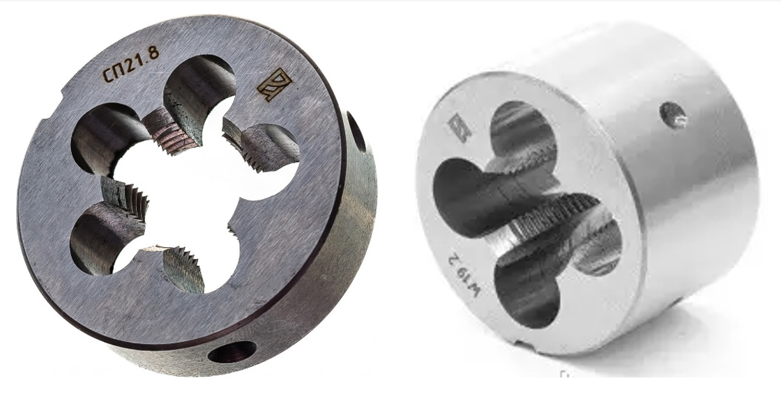 Плашка СП 21.8 х 1.814 14 ниток D=55 для циліндричної різі, фото 1