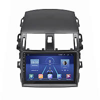 Штатная магнитола Lesko для Toyota Corolla IX E120, E130 Рестайлинг 2003-2007 экран 9 4/64Gb 4G Wi-Fi GPS