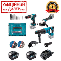 Аккумуляторный набор инструментов PROFI-TEC Combo Set 3/2 (PBH201BL, DHP485BL, DGA20BL, 2х6Ач, ЗУ) TSH