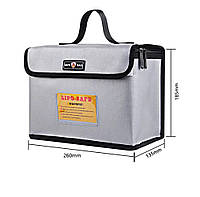 Захисна сумка для Lipo Safe акумуляторів заряджання, зберігання транспортування guard bag акб фпв fpv дронів
