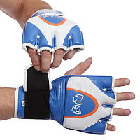 Перчатки для смешанных единоборств MMA кожаные RIV MA-3305 размер XL цвет синий un