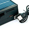 Багатофункціональний зарядний пристрій MS-TYN82 |USB/Solar| Чорний 44775, фото 9