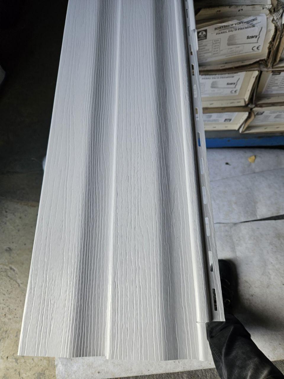 Сайдинг вініловий Boryszew / Борышев - сірий! Польща, панель 3,81м х 0,203.Гарантія 25 років. Сайдинг фасадний, фото 1