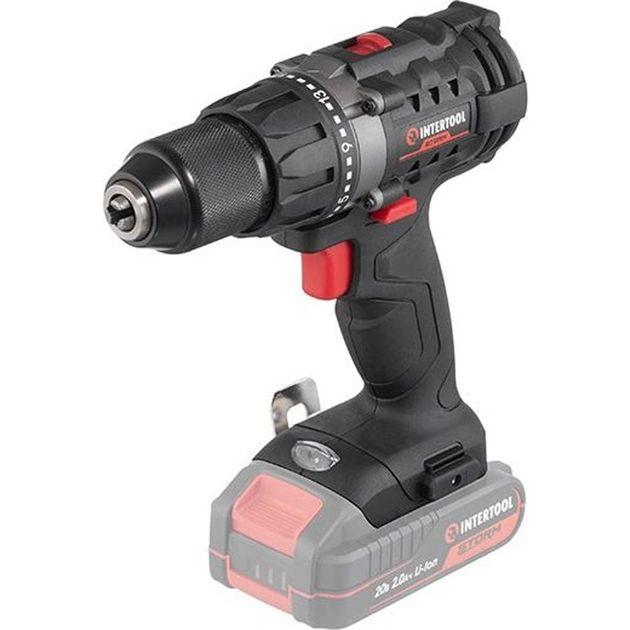Дриль-шуруповерт акумуляторний Intertool WT-9351 (без АКБ та зарядного пристрою)За передоплатою