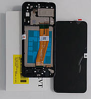 Дисплей Samsung A042 Galaxy A04e SM-A042 Original Service з тачскріном та рамкою Black