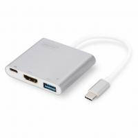 Перехідник Type-C to HDMI\/USB 3.0\/Type-C DIGITUS (DA-70838-1)