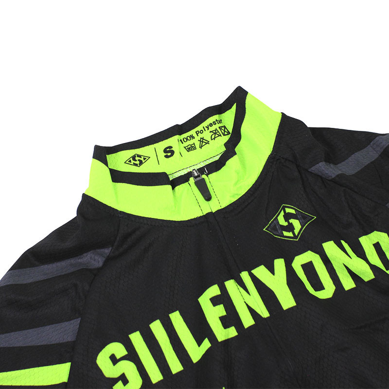 Вело костюм для мужчин Siilenyond XM-DT-050 короткий рукав шорты Green XS ZXC - фото 2 - id-p2198646579