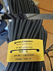 Гофра нерозрізна автомобільна 6.0/9.2 мм PP-BS (Кратно Бухті 100 м).