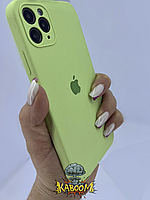 Чехол с квадратными бортами на Айфон 11 Про Макс Мятный / для iPhone 11 Pro Max Mint kaboom