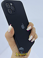 Чехол с квадратными бортами на Айфон 11 Про Черный , для iPhone 11 Pro Black kaboom