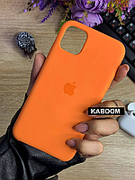 Чехол с открытым низом на Айфон 11 Про Оранжевый | iPhone 11 Pro SoftCase Orange kaboom