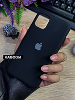 Чехол с открытым низом на Айфон 11 Про Макс Черный | iPhone 11 Pro Max SoftCase Black kaboom