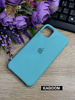 Чехол с открытым низом на Айфон 11 Про Макс Синий | iPhone 11 Pro Max SoftCase Azure kaboom