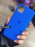 Чехол с открытым низом на Айфон 11 Про Макс Синий | iPhone 11 Pro Max SoftCase Surf blue kaboom