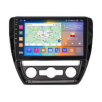Штатна магнітола Lesko для Volkswagen Jetta VI Рестайлінг 2014-2018 екран 10 2/32Gb CarPlay 4G Wi-Fi GPS