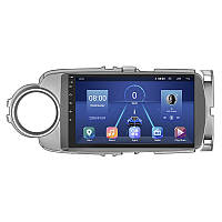 Штатная магнитола Lesko для Toyota Yaris III 2010-2014 экран 9 4/64Gb 4G Wi-Fi GPS Top ZXC