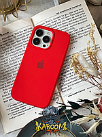 Чехол с закрытым низом на Айфон 13 Про Красный / для iPhone 13 Pro Red kaboom