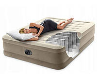 Надувний матрац ліжко Inrex 64428 двомісний з вбудованим електронасосом і сумкою-переноскою JYF