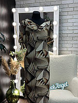 Стильна жіноча сукня, тканина "Трикотаж Масло" розмір 56, фото 3