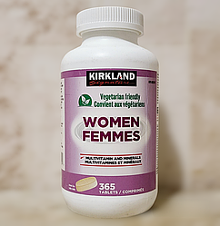 Вітаміни для жінок Kirkland Signature Women Femmes 365 таблеток