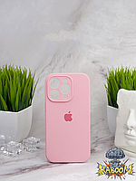 Чехол с закрытой камерой и низом на Айфон 13 Про Макс Розовый / для iPhone 13 Pro Max Light Pink kaboom