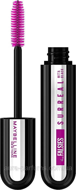 Туш для об'єму та подовження вій Maybelline The Falsies Surreal Mascara Mega Black