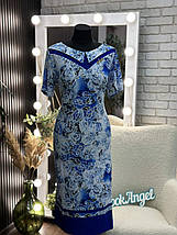 Стильна жіноча сукня, тканина "Трикотаж Масло" 54, 56, 58, 60, 62 розмір 54, фото 3