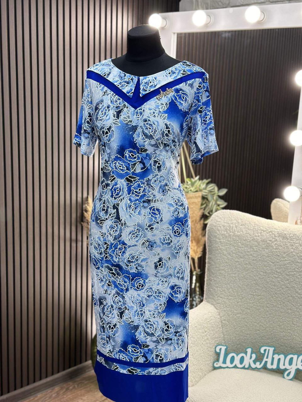 Стильна жіноча сукня, тканина "Трикотаж Масло" 54, 56, 58, 60, 62 розмір 54