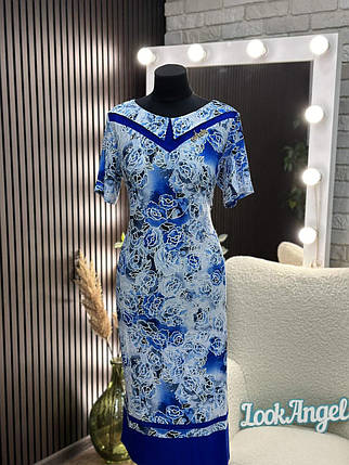 Стильна жіноча сукня, тканина "Трикотаж Масло" 54, 56, 58, 60, 62 розмір 54, фото 2