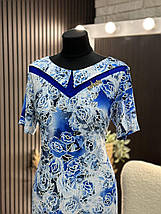 Стильна жіноча сукня, тканина "Трикотаж Масло" 54, 56, 58, 60, 62 розмір 54, фото 4