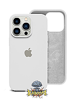 Чехол с закрытым низом на Айфон 13 Про Макс Белый / для iPhone 13 Pro Max White kaboom