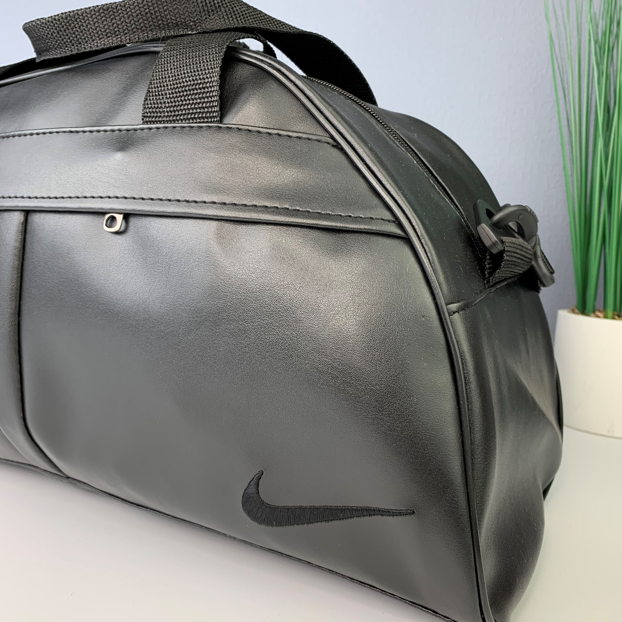Спортивна сумка Nike для тренувань і фітнесу, Дорожня чорна сумка з плечовим ременем