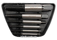 Набір екстракторів YATO : М3-М25 мм, N°1-6. для зломаних гвинтів. 6 Oд. [12/48] Chinazes Это Просто
