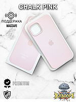 Оригинальный чехол с МагСейф на Айфон 13 Розовый / Original iPhone 13 Chalk Pink kaboom
