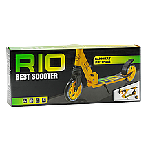 Самокат двоколісний Best Scooter (кермо 68-89см, колеса PU діаметр 145мм, ножні гальма) R - 23617, фото 3