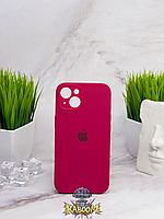 Чехол с закрытой камерой и низом на Айфон 14 Бодовый / для iPhone 14 Rose Red kaboom