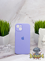 Чехол с закрытой камерой и низом на Айфон 14 Сиреневый / для iPhone 14 Elegant Purple kaboom