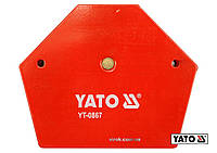 Струбцина магнітна для зварки YATO : 34 кг, 111 х 136 х 24 мм [6/18] Chinazes Это Просто